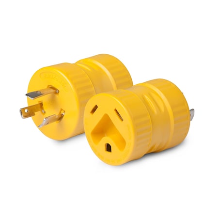 Marinco RV GENERATOR ADAPTER 20A LOCKING PLUG (3-PRONG) TO 30A RV CONNECTOR 127A